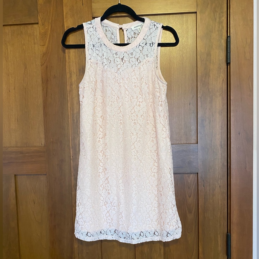 Pastel Pink Lace Dress